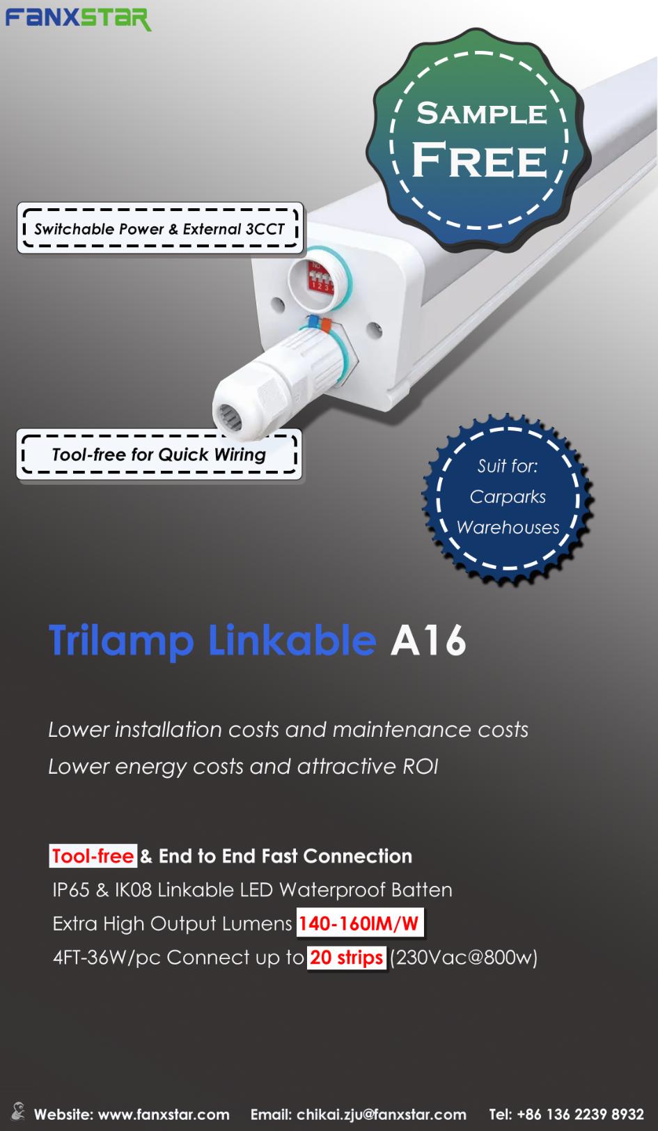 Tri-proof Lights: The Perfect Lighting Solution for Demanding Environments (Free Sample)