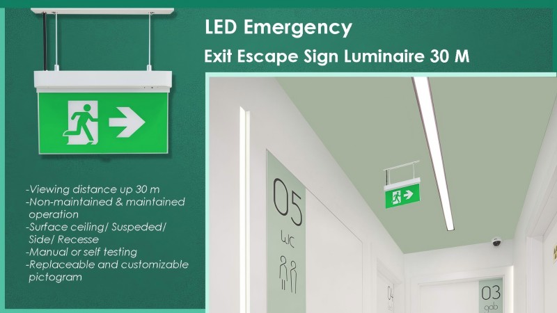 Exit Emergency Sign, Your Reliable Choice in Professional Emergency Light