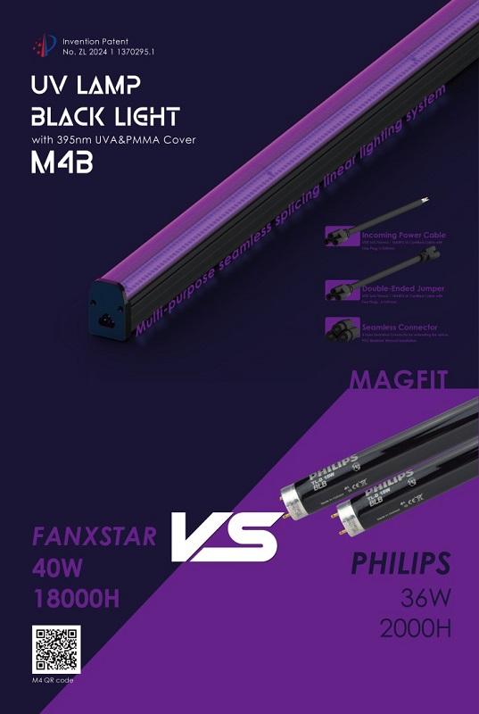 Fanxstar slim and linkable UV batten lighting: multi-functional scenarios
